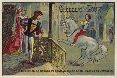 叔父の城、グルノーブル司教の城でのベヤードの教育 作： French School