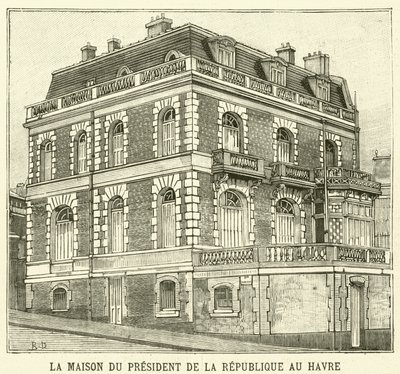 ルアーブルにあるフランス大統領の家（彫刻作品 作： French School