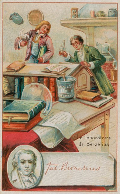 スイスの化学者であるJons Jacob Berzeliusの研究室 作： French School
