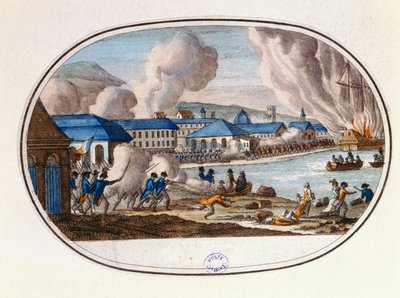 トゥーロン包囲戦の最終日、1793年12月18日 作： French School