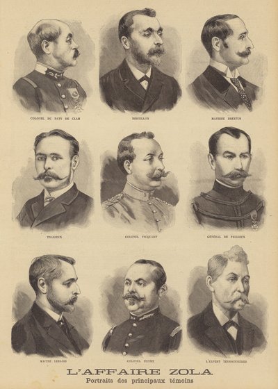 エミールゾラの名誉毀損裁判 作： French School