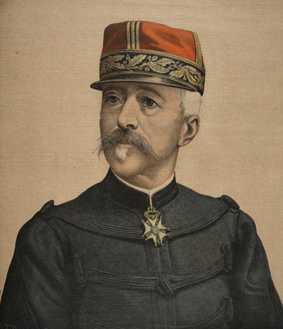 フランス軍の新しい参謀長、ルプチジャーナルのイラスト：補足イラストレーター、1898年9月18日 作： French School