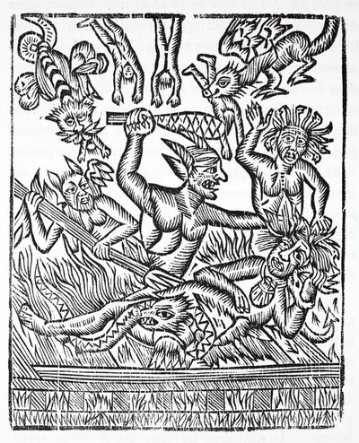 悪魔による魂の治療、苦しみと苛立ち 作： French School