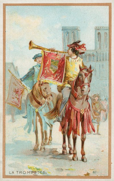 トランペット（Chromolitho 作： French School
