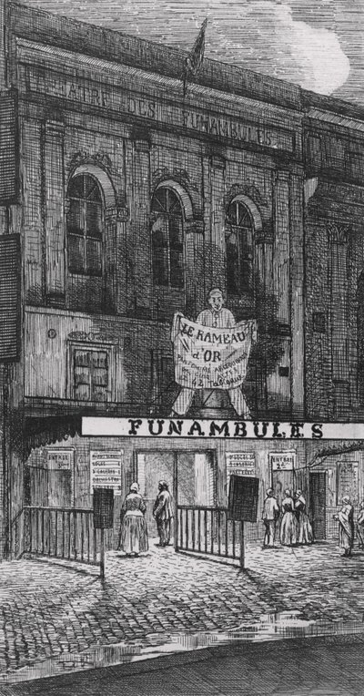 シアターデフナンブレス、ブールバールデュテンプル、パリ、1862年 作： French School