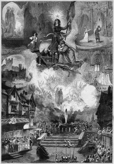劇中での表現ジュール・バルビエ(1825-1901)作、シャルル・グノー(1818-1893)作曲の叙情劇「ジャンヌ・ダルク(Jeanne d