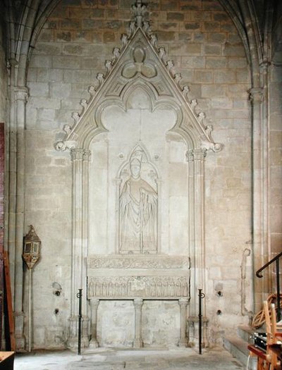 Radulphe ChapelのRadulphe司教の墓（d.1266）（171276も参照） 作： French School