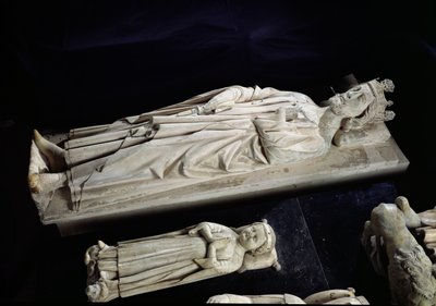 ロバート2世の墓（c.970-1031）敬虔なジーン1世（b＆d 1316）死後、13〜14世紀 作： French School