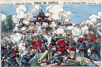 トンキン戦争：ソンタイの攻略（12月16日、17日 作： French School