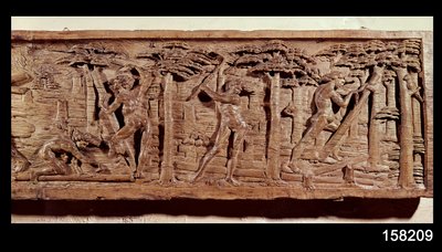 ブラジルからの木材貿易、1550年頃（木材） 作： French School