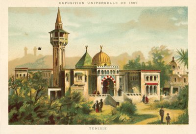 チュニジア、万博1889、パリ 作： French School