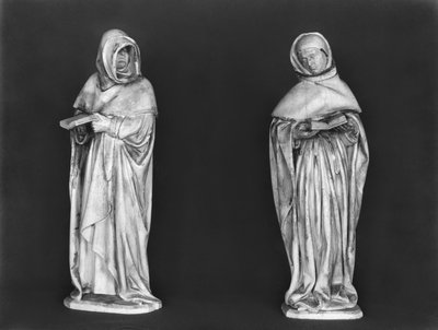 ドゥックジャンドベリー（1340-1416）c.1450-53（アラバスター）の墓からの2人の喪 作： French School