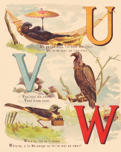 UVW：ブラックeMu、ハゲタカ、セキレイ、ウイスキー 作： French School