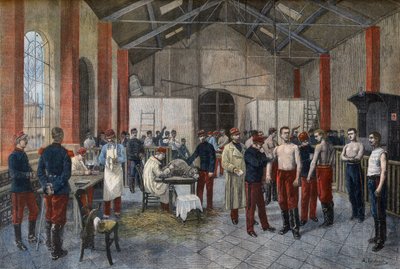 11月29日付「Le Petit Journal」に掲載された連隊の新兵に対するワクチン接種について 作： French School