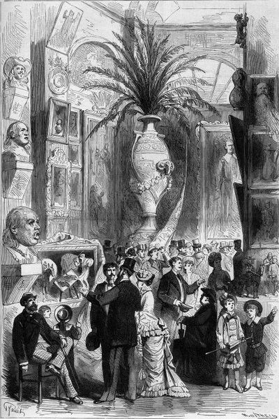 1881年にミラノで開催された美術展のパロディである「L