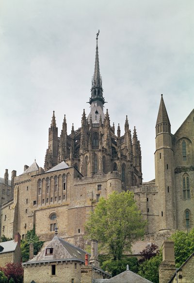 修道院のシボレーの眺め、1450-1521 作： French School