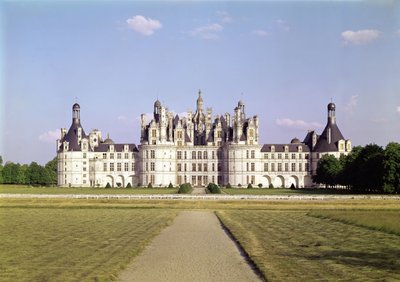 北西のファサードの眺め、1519-46 作： French School