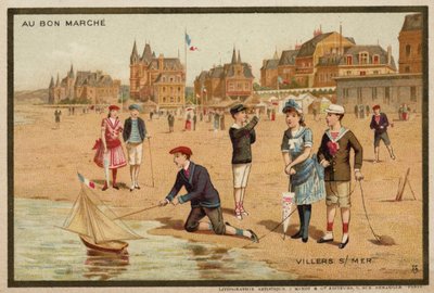 フランス・ヴィラージュ・シュル・メール（クロモリト 作： French School