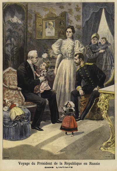 フェリックスフォールフランス大統領のロシア訪問、1897年 作： French School