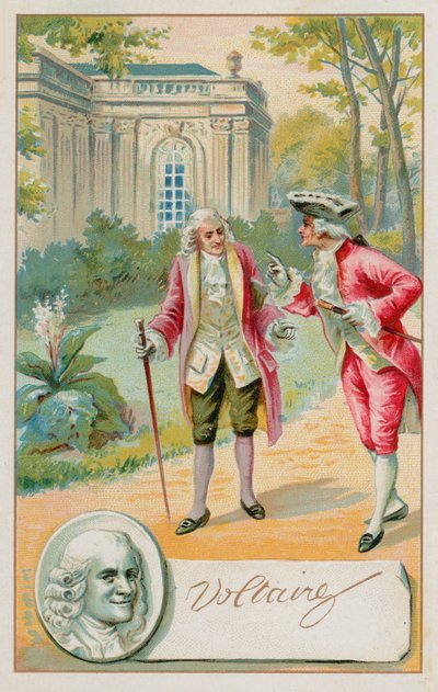 ヴォルテール、フランス啓蒙作家、歴史家、哲学者（1694-1778） 作： French School