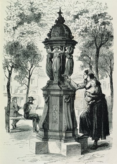 ウォレスの噴水、1872年 作： French School