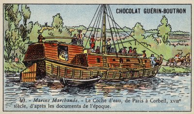 パリからコルベイユまでの水上バス 作： French School