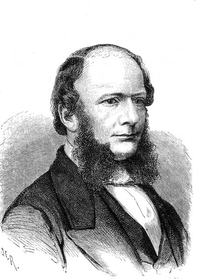 Werner Von SIEMENS (1816-1892) ドイツの発明家、実業家（電気電信）。1868年 作： French School