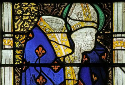 セントデニスを描いた窓、1460年頃 作： French School