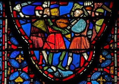 ウィンドウw15聖遺物：HeracliusがCroesusの息子と戦う 作： French School