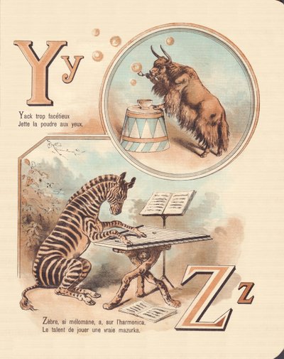 YZ：はい、ゼブラ 作： French School
