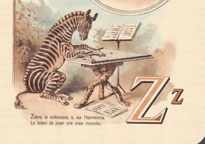 Z：ゼブレは、メロマニアなら、ハーモニカで、本物のマズルカを演奏する才能を持っています 作： French School
