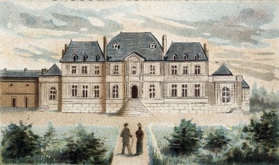 シャトー・ドゥ・ラ・ミュエット（パッシー）の眺め 作： French School