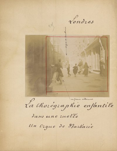ロンドン。路地の子供振付師UnOigue Barbarie 作： French Unknown maker