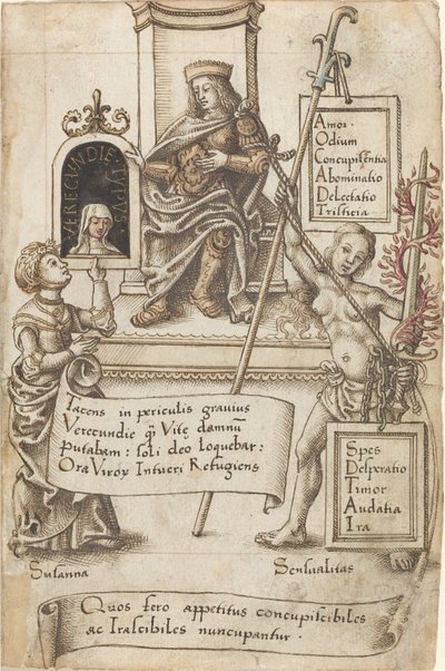 「寝具は必ずたたむ」[fol. 41レクト] 作： French early 16th Century