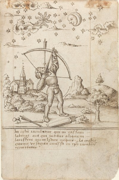 「あなたは天国を撃っている」 [fol. 9直腸] 作： French early 16th Century