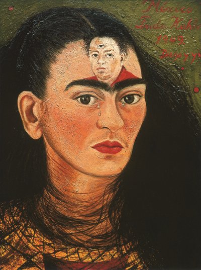 ディエゴと私 作： Frida Kahlo