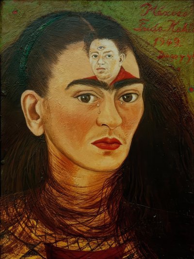 ディエゴと私 作： Frida Kahlo
