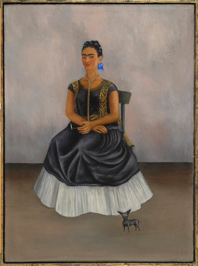 私とイツクイントリの犬（自画像） 作： Frida Kahlo