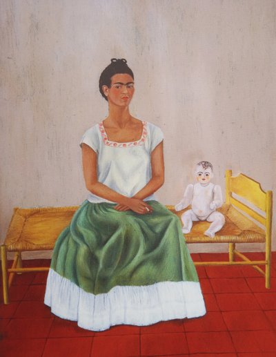 私と私の人形 作： Frida Kahlo