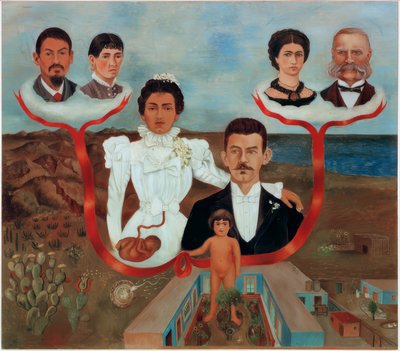 祖父母、両親、そして私 作： Frida Kahlo