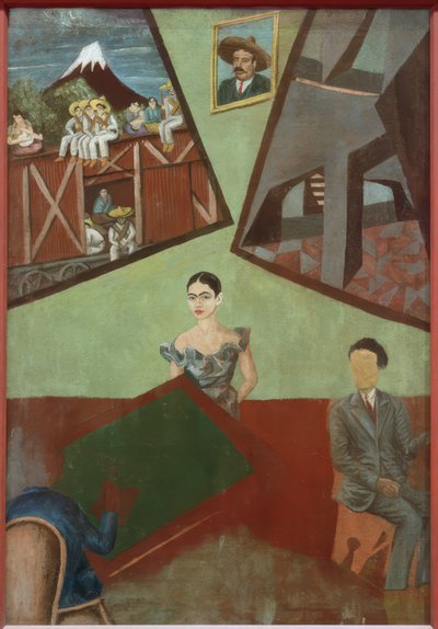 パンチョ・ビジャとアデリータ 作： Frida Kahlo