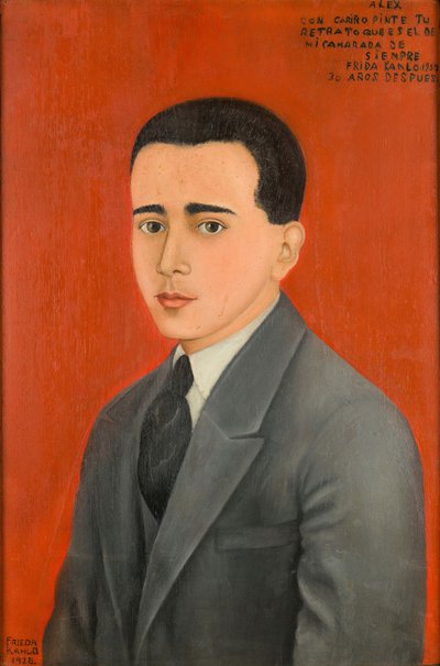 アレハンドロ・ゴメス・アリアスの肖像 作： Frida Kahlo