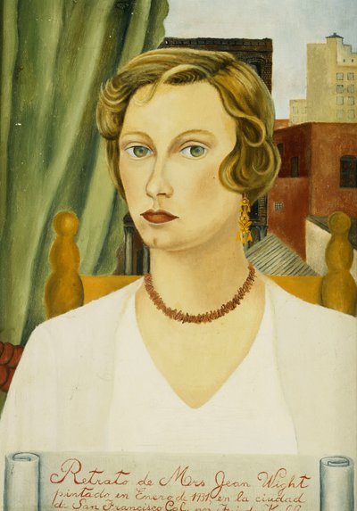 夫人の肖像 作： Frida Kahlo