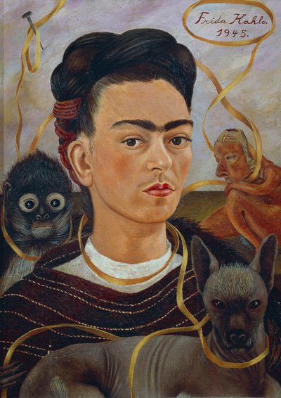 チャンギートとの自画像 作： Frida Kahlo