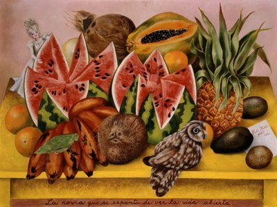 人生の幕開けに怯える花嫁 作： Frida Kahlo