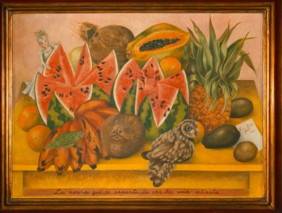 人生が開けると怖くなる花嫁 作： Frida Kahlo