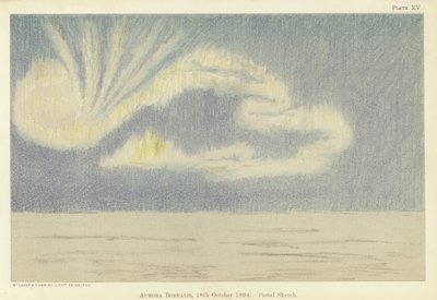 Aurora borealis 作： Fridtjof Nansen