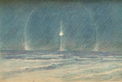 北極夜の光現象、1893年11月22日、1897年。 作： Fridtjof Nansen
