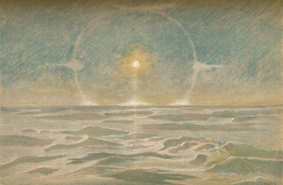 北極夜、1893年11月24日、1897年 作： Fridtjof Nansen