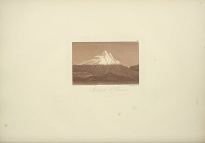 ジュリニッサの山、グメリン作画、ブイ・アーノルド彫刻、アレキサンダー・フォン・フンボルトとアイム・ボンプランの「Vues des Cordillères et Monumens des Peuples Indigènes de l